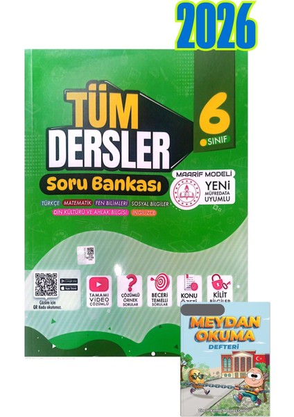 6. Sınıf Tüm Dersler Soru Bankası 2026
