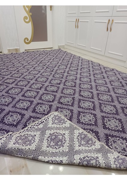 Osmanlı Modeli Halı Örtüsü Çift Yönlü Dokuma Savan Kilim