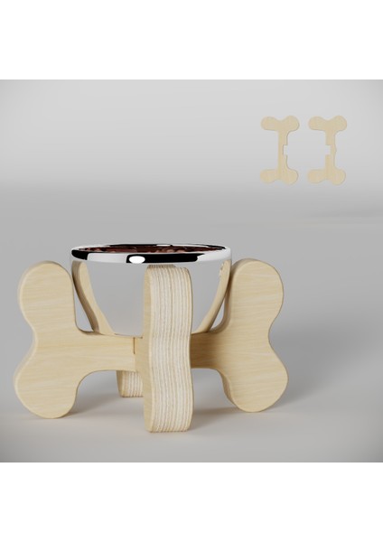 Mama Kabı Standı – Kedi ve Köpekler Için Ergonomik Yemek Kabı Yükseltici - Modüler Tasarım fiyatları