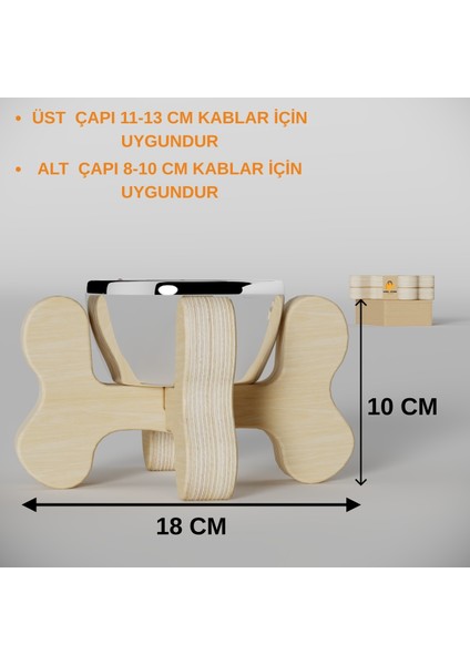 Mama Kabı Standı – Kedi ve Köpekler Için Ergonomik Yemek Kabı Yükseltici - Modüler Tasarım