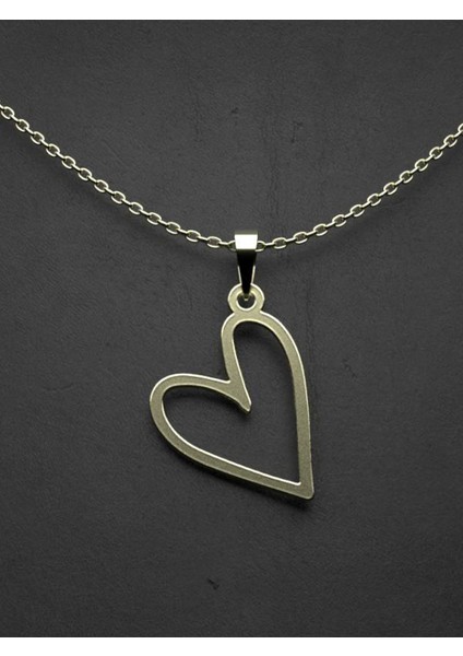 14 Ayar Altın Kalp Kolye Ucu 0.5 Gr, KC17534 Kodlu