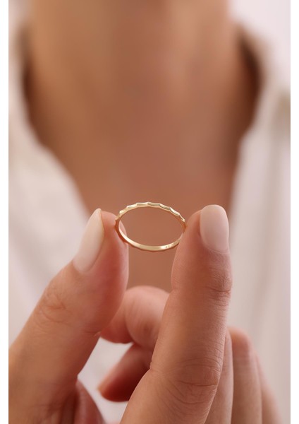 14 Ayar Minimal Yüzük modelleri