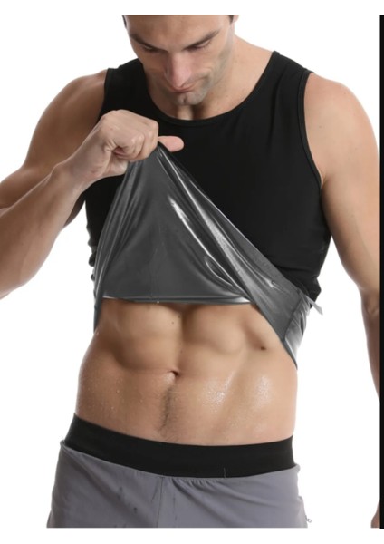 Unisex Termal Sauna Atlet Yağ Yakımınıza Zayıflamanıza Yardımcı Korse Siyah Renk fiyatları
