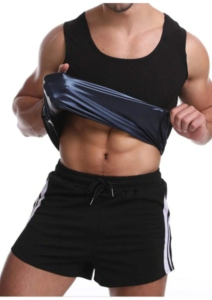 Unisex Termal Sauna Atlet Yağ Yakımınıza Zayıflamanıza Yardımcı Korse Siyah Renk modelleri