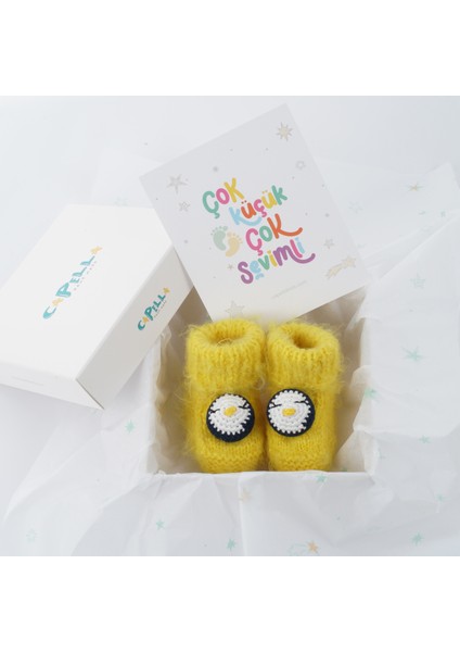 Yenidoğan Hediye Yumuşacık Sevimli Penguen El Yapımı Bebek Patik 0-3 Ay