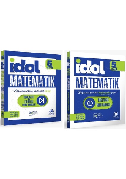 Çanta 2026 5. Sınıf İdol Matematik Başlangıç Soru Bankası + Konu Özetli Soru Seti 2 Kitap Güncel Müfredat