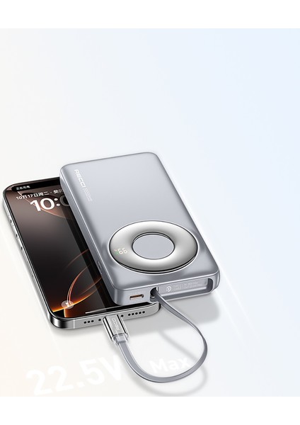 RPB-P58 Pd Hızlı Şarj Özellikli Type-C Kablolu Powerbank 22.5W 10.000MAH Gri fiyatları