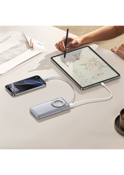 RPB-P58 Pd Hızlı Şarj Özellikli Type-C Kablolu Powerbank 22.5W 10.000MAH Gri modelleri