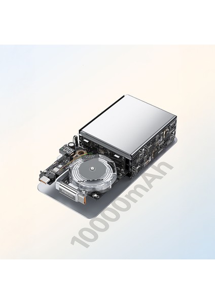 RPB-P58 Pd Hızlı Şarj Özellikli Type-C Kablolu Powerbank 22.5W 10.000MAH Gri