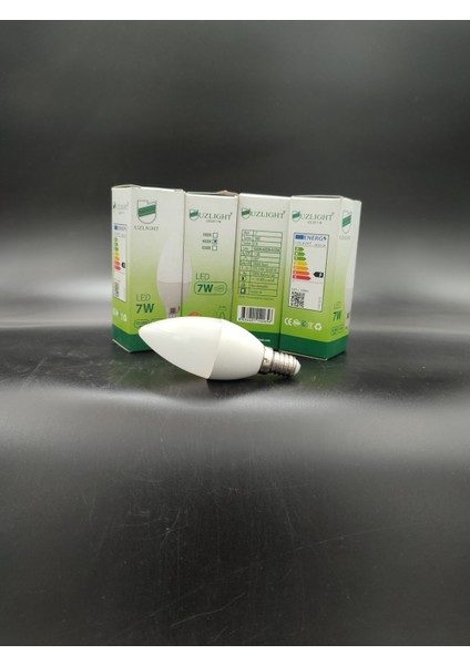 LED Ampul (E.14) Mum Ampul.günışığı Renkte (7.watt=60.watt) (4.adetli Paket) modelleri