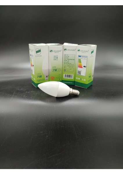 LED Ampul (E.14) Mum Ampul.günışığı Renkte (7.watt=60.watt) (4.adetli Paket) fırsatları
