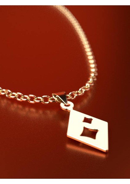 14 Ayar Altın Eşkenar Dörtgen Kolye Ucu 0.5 Gr, KC11038 Kodlu fırsatları