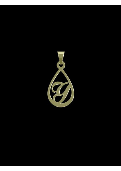 14 Ayar Altın Y Harfi Kolye Ucu 0.5 Gr, KC11248 Kodlu