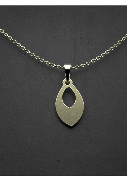 14 Ayar Altın Gözyaşı Damlası Kolye Ucu 0.5 Gr, KC11974 Kodlu