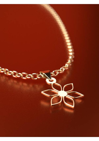 14 Ayar Altın Çiçek Kolye Ucu 0.5 Gr, KC12571 Kodlu fırsatları