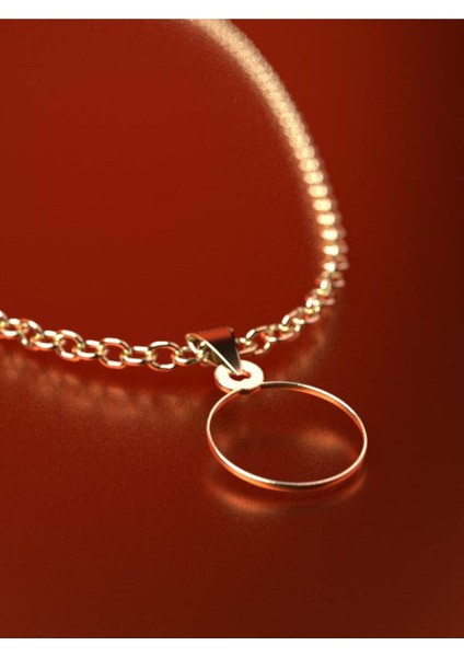 14 Ayar Altın Daire Kolye Ucu 0.5 Gr, KC14630 Kodlu fırsatları