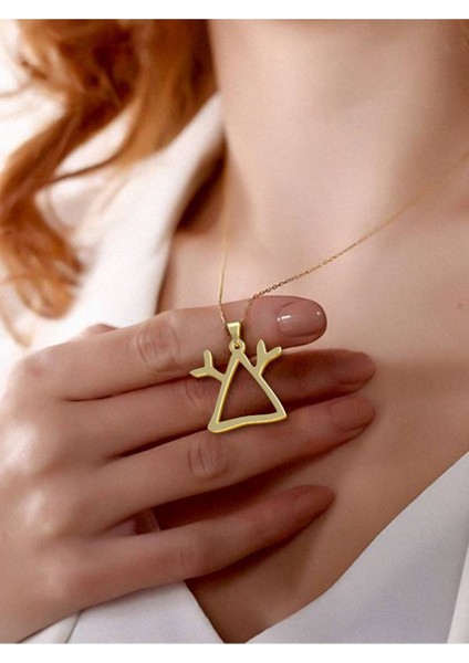 14 Ayar Altın Geometrik Kolye Ucu 0.5 Gr, KC16196 Kodlu modelleri