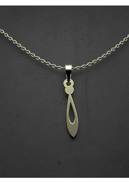 14 Ayar Altın Gözyaşı Damlası Kolye Ucu 0.5 Gr, KC12539 Kodlu