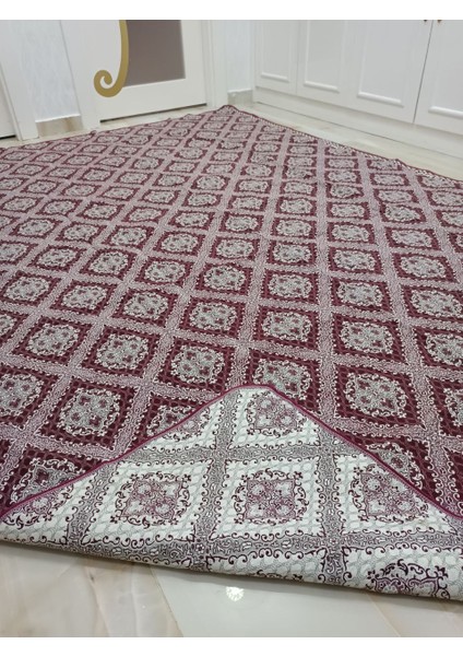 Osmanlı Modeli Halı Örtüsü Çift Yönlü Dokuma Savan Kilim