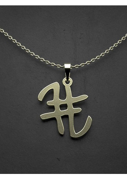 14 Ayar Altın Geometrik Kolye Ucu 0.5 Gr, KC16206 Kodlu