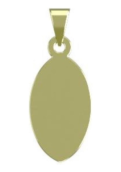 14 Ayar Altın Gözyaşı Damlası Kolye Ucu 0.5 Gr, KC13697 Kodlu