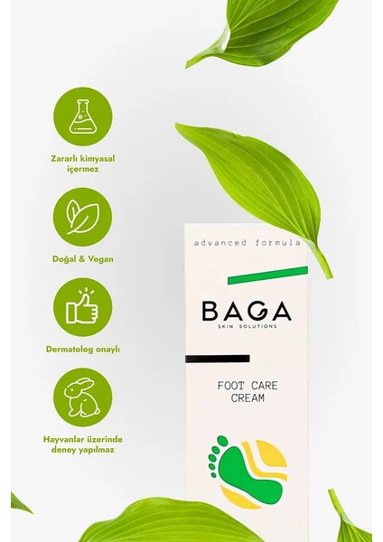 Baga Çay Ağacı Yara ve Çatıak Onarıcı Topuk Ayak Bakım Kremi 100 ml