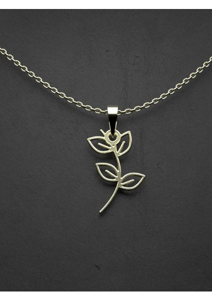 14 Ayar Altın Yaprak Kolye Ucu 0.5 Gr, KC15988 Kodlu