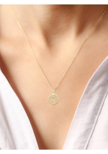 14 Ayar Altın Daire Kolye Ucu 0.5 Gr, KC11853 Kodlu fiyatları