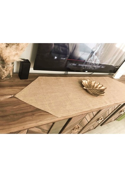 Jüt Runner - Düz Dokuma, İnce Bohem Tarzı Tasarım fırsatları