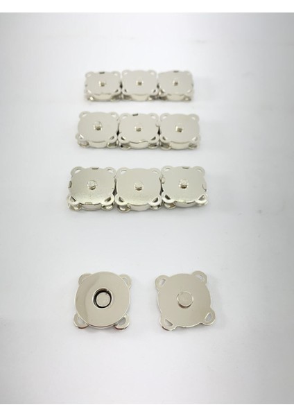 Mıknatıslı Çıtçıt Dikilebilir ( 10 Adet) – Çanta Aksesuarı