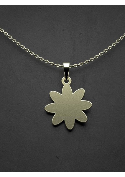 14 Ayar Altın Çiçek Kolye Ucu 0.5 Gr, KC12407 Kodlu