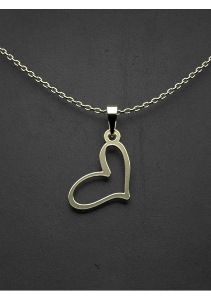 14 Ayar Altın Kalp Kolye Ucu 0.5 Gr, KC17476 Kodlu