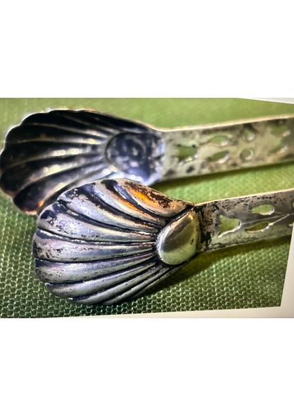 Gümüş Ten Avrupa Şeker Tutacağı 15 cm Boyunda - 36 Gram