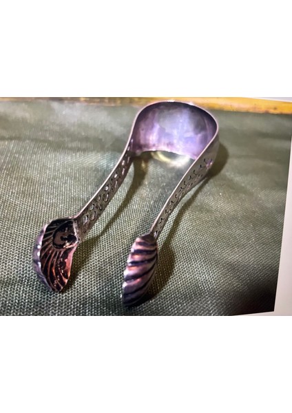 Gümüş Ten Avrupa Şeker Tutacağı 15 cm Boyunda - 36 Gram fiyatları