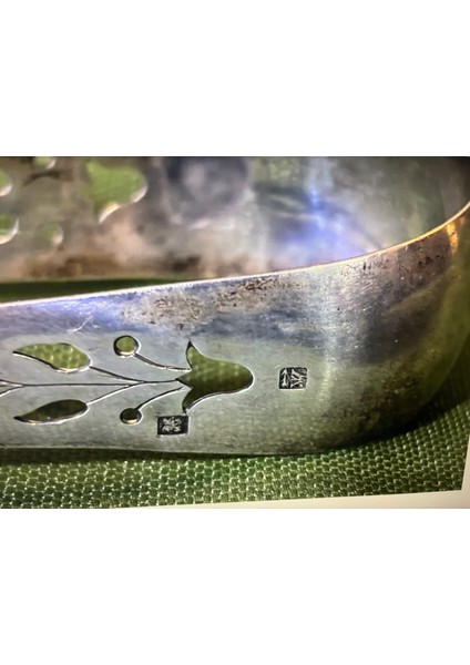 Gümüş Ten Avrupa Şeker Tutacağı 15 cm Boyunda - 36 Gram fırsatları