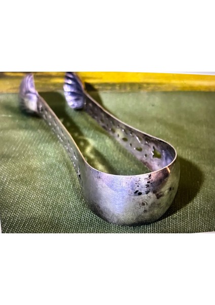 Gümüş Ten Avrupa Şeker Tutacağı 15 cm Boyunda - 36 Gram indirimleri