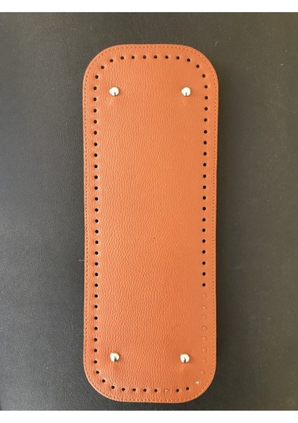 Suni Deri Örgü Çanta Tabanı Taba RENK-12X32 cm