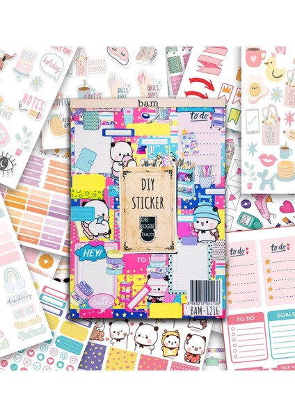 Rengarenk Stıcker Kitabı GIFT MODA