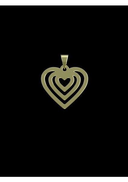14 Ayar Altın Kalp Kolye Ucu 0.5 Gr, KC11425 Kodlu