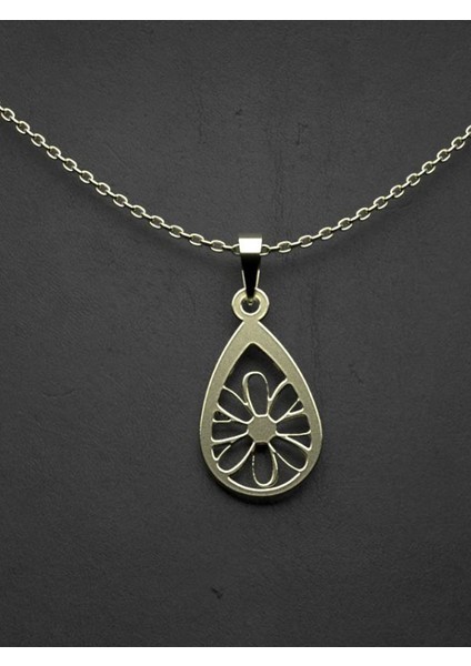 14 Ayar Altın Çiçek Kolye Ucu 0.5 Gr, KC11752 Kodlu