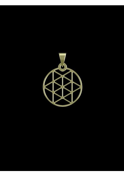 14 Ayar Altın Yıldız Kolye Ucu 0.5 Gr, KC11837 Kodlu