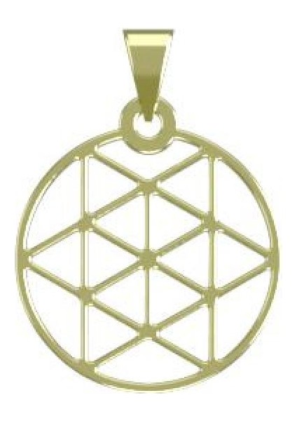 14 Ayar Altın Yıldız Kolye Ucu 0.5 Gr, KC11837 Kodlu