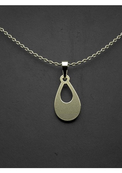 14 Ayar Altın Gözyaşı Damlası Kolye Ucu 0.5 Gr, KC11973 Kodlu