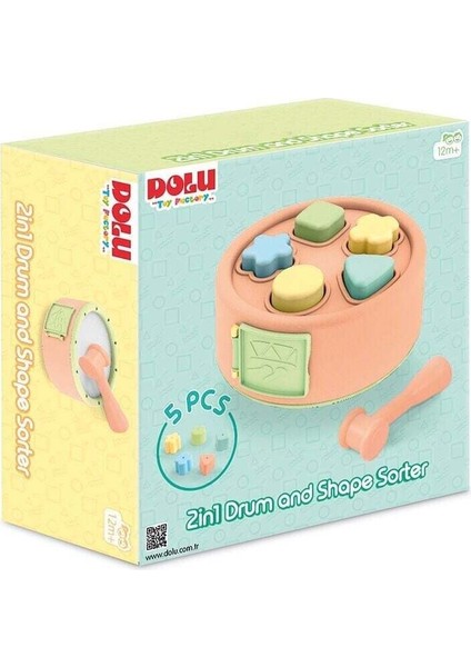 5194 Oyuncak 2si 1 Arada Davul ve Bultak