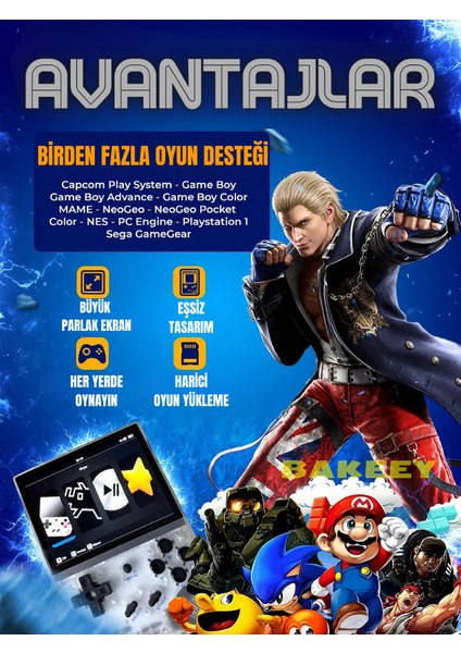 Atari El Konsolu – 20.000 Dahili Oyun, Tv Bağlantılı, Taşınabilir Retro Oyun Konsolu modelleri