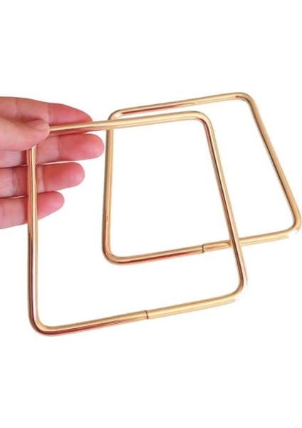 Light Gold Metal Çanta Sap