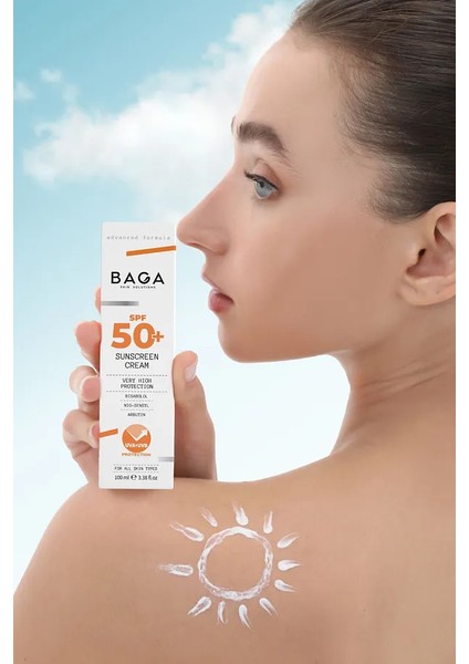 Baga Güneş Koruyucu Krem Spf 50+ Doğal Vegan Uva ve Uvb Işınlarına Karşı Koruma Güneş Kremi fiyatları