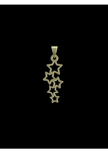 14 Ayar Altın Yıldız Kolye Ucu 0.5 Gr, KC14995 Kodlu