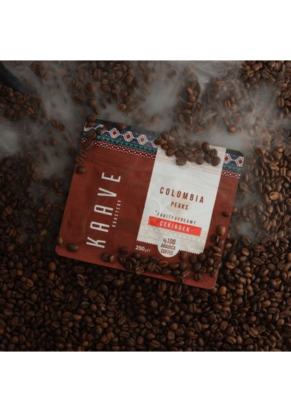 Roastery Colombia Peaks Çekirdek Kahve 250 gr x 4 Paket fırsatları