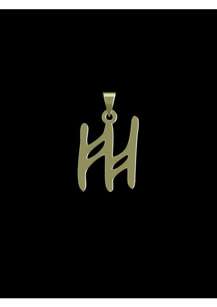 14 Ayar Altın Geometrik Kolye Ucu 0.5 Gr, KC16203 Kodlu